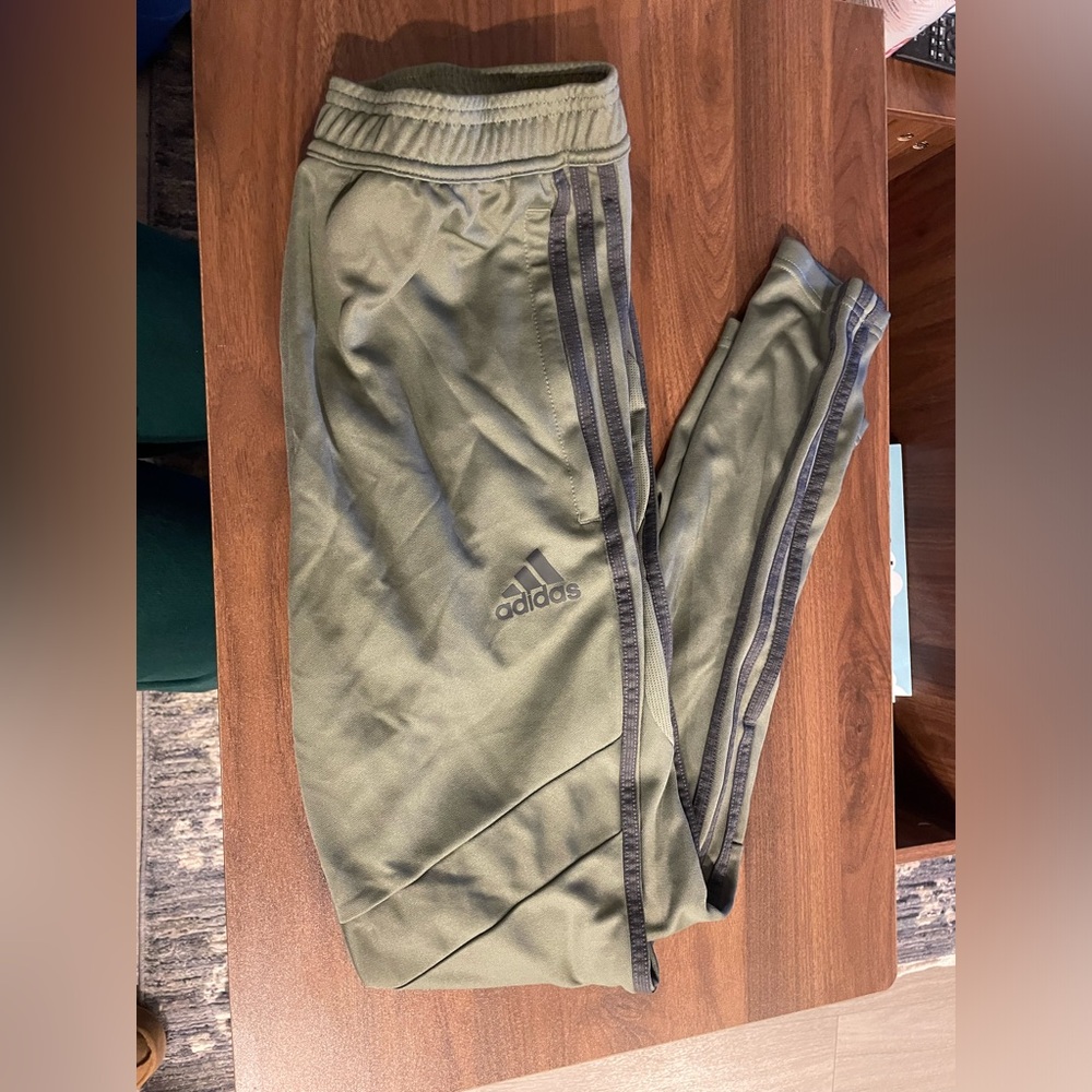 Adidas Olive Green Track Pants